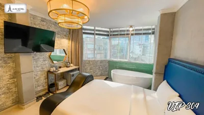 Habitación doble grande — A In Hotel Del Luna